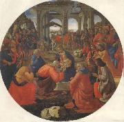 Domenico Ghirlandaio The Adoration of the Magi oil painting picture wholesale